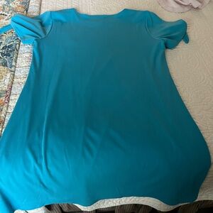 CeCe Blue Relaxed T-Shirt Short Sleeve